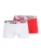 FILA Boxershorts  rood / zwart / wit