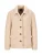 Goldner Gebreid vest  nude