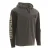 CAT 1510425 Heren Katoenen Hoodie Langsleeve T-Shirt Donkergrijs