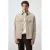 Mango Man corduroy regular fit overshirt – beige