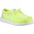 HEYDUDE Wally Party Mesh Polyester Mannen Lime Punch/Witte Mokassinschoenen