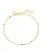 Hey Happiness Armband ‘Color Pop’  azuur / goud / groen / lichtroze