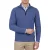 New Zealand trui blauw half zip polyester