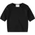 Closed Crew Neck Short Sleeve Knits Black