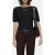 Closed Crew Neck Short Sleeve Knits Black