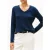 Tommy Hilfiger Soft Wool V-neck Loose Sweater Dark Night Navy