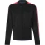 Diesel Heren Contrast Paneel Lange Mouwen Motojack (Zwart/Rood)