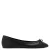Mango leren ballerina’s zwart