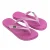 Ipanema Platte teenslippers voor dames met de Braziliaanse vlag (Lila)