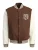 JACK & JONES Tussenjas ‘JORMeadowns’  taupe / roestrood / wit