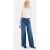 Carlotta jeans met middelhoge taille en lange pijpen, 5 zakken, donkerblauw