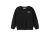 NAME IT MINI sweater met backprint zwart