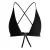 Boss Dames/Dames Dubbel B Monogram Bikinitop (Zwart)