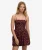 Korset Cami Mini-jurk Red