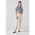 LK Bennett Allie Wide Flared Jeans Ecru