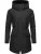 Ragwear Functionele mantel ‘Begonia’  zwart