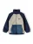 MINOTI Fleece jas  crème / royal blue/koningsblauw / donkerblauw