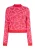 swirly Trui  pink / vuurrood