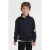 Me & My Monkey sweater met opstaande kraag donkerblauw