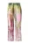 Ulla Popken Broek  groen / pink / wit