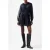 French Connection Grace Artemis Ls Ruffle Dress Blackout/chrome Blue