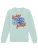 Watapparel Sweatshirt ‘Sa’  aqua / donkerblauw / robijnrood