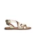 No Stress leren sandalen goud