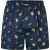 Happy Shorts Wijde kerst boxershort heren snowman + gingerbread blauw