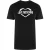 Love Moschino T-shirt Met Opvallend Hartlogo In Zwart