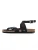 Bayton Sandalen met riem  zwart