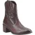 Hush Puppies Wynn Leren Dames Chocolade Bruine Enkellaarsjes Met Hak