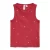 VERO MODA GIRL mouwloze top met hartjes rood