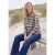 Flanellen blouse met lange mouwen en ruitjespatroon