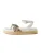 Next Teenslipper  bruin / groen / wit