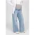 LOVE2WAIT zwangerschaps wide leg jeans light blue denim