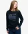 Statement Cable Flag Knit Trui Relaxed Pasvorm Blauw