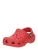 Crocs Open schoenen ‘Classic’  rood / zwart / wit