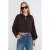 TRENDYOLMİLLA Dames Bruin Effen Lang Regular fit Blouses