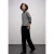 Street One Dames Jacquard coltrui in Zwart