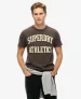 Superdry Mannen Vintage Athletic Short Sleeve T-Shirt Groen
