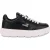 Moschino Black And White Leather Sneaker Black