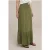 We Fashion Skirt Medium Length Olive Green