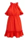 faina Jurk  rood