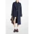 Michael Kors Dolman Belted Trench Coat In Navy
