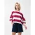 Catwalk Junkie Oversized bold striped tshirt