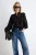 TRENDYOLMİLLA Dames Zwart Effen Lang Regular fit Overhemden