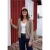Vest met V-hals en knoopsluiting