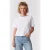 Rich & Royal T-shirt With Draped Flowers White