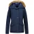 TheBrand Korte winterjas met bontkraag