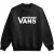 Vans Unisex Adult Classic III Crew Neck Sweatshirt (Zwart)